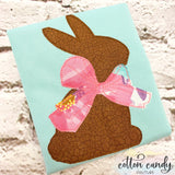 Puff Sleeve Tee - Chocolate Bunny - 3T
