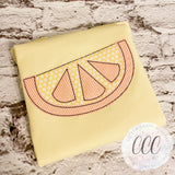 Yellow Flutter Sleeve Tee - Pink Lemon/Grapefruit - 8